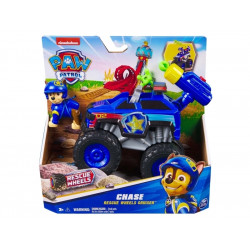 PAT PATROUILLE - VEHICULE + FIGURINE RESCUE WHEELS CHASE