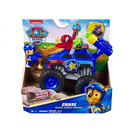 PAT PATROUILLE - VEHICULE + FIGURINE RESCUE WHEELS CHASE