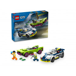 CITY - LA COURSE POURSUITE VOITURE DE POLICE ET SUPER VOITURE