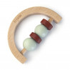 HOCHET DEMI-CERCLE EN BOIS - MINT RUST