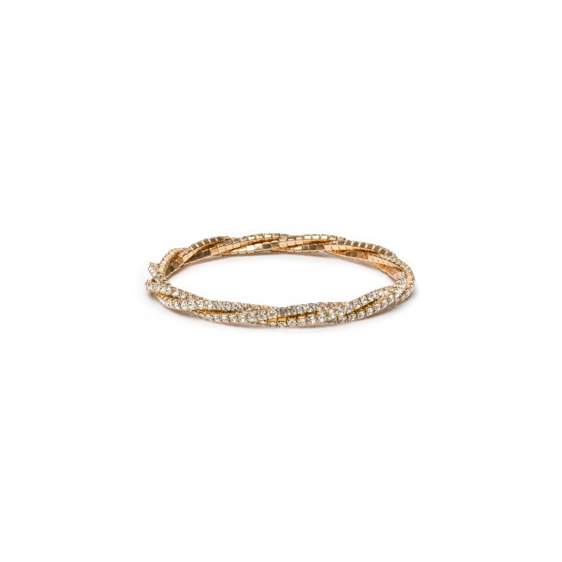 BRACELET BOUTIQUE "DIAMANTE TWIST " BRACELET BOUTIQUE "DIAMANTE TWIST "