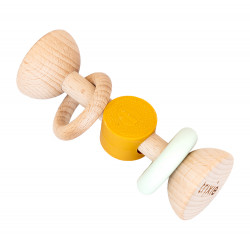 HOCHET EN SILICONE ET BOIS - MR. LION