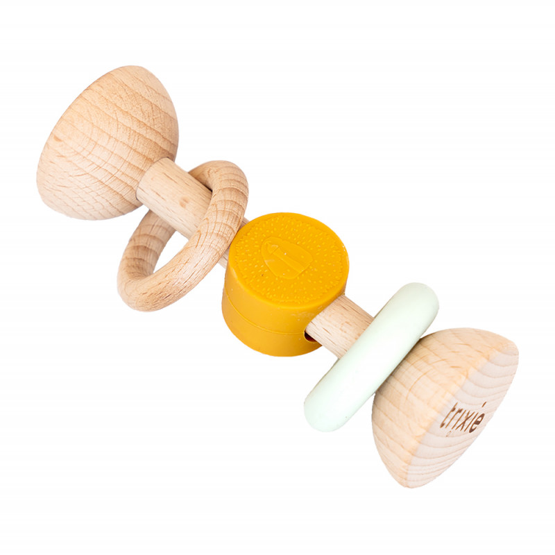 HOCHET EN SILICONE ET BOIS - MR. LION