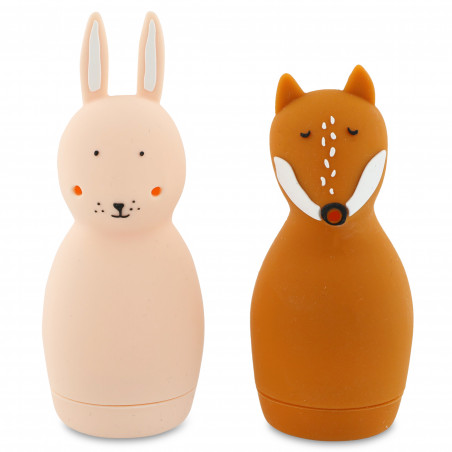 JOUETS DE BAIN ASPERGEUR - MRS. RABBIT & MR. FOX