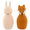 JOUETS DE BAIN ASPERGEUR - MRS. RABBIT & MR. FOX