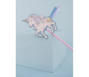 BAGUETTES BOUTIQUE UNICORN STAR, 2 STYLES ASSORTIS BAGUETTES BOUTIQUE UNICORN STAR, 2 STYLES ASSORTIS