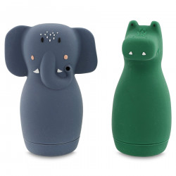 JOUETS DE BAIN ASPERGEUR - MRS. ELEPHANT & MR. CROCODILE