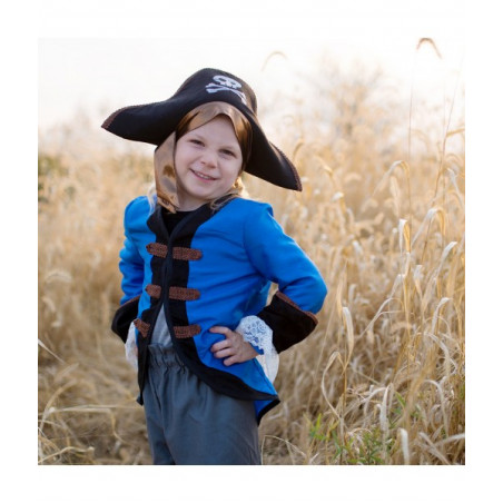 PIRATE CORSAIRE - VESTE, PANTALON ET CHAPEAU, TAILLE US 3-4