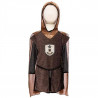 TUNIQUE ET CAPE DE CHEVALIER  BRILLIANT CUIVRE, TAILLE US 9-10