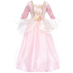 ROBE DE PRINCESSE LUNA ELEGANT IN PINK- ROSE, TAILLE US 5-6