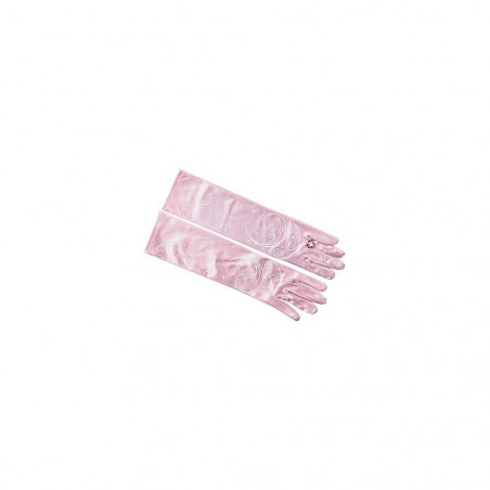 GANTS LONGS DE PRINCESSE, ROSE