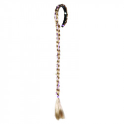 TIARE DE REIPONCE AVEC TRESSE, BLONDE