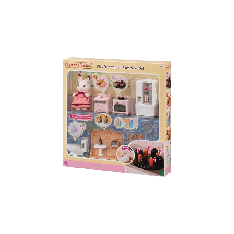 SYLVANIAN - LE SET D'AMEUBLEMENT COSY COTTAGE ET MAMAN