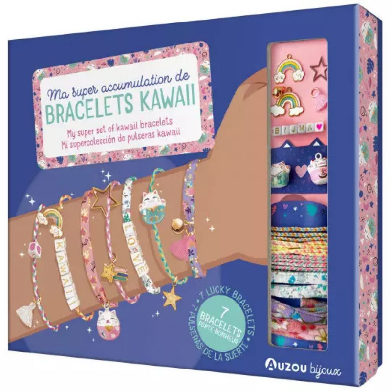 MA BOITE A BIJOUX - MA SUPER ACCUMULATION DE BRACELETS KAWAII MA BOITE A BIJOUX - MA SUPER ACCUMULATION DE BRACELETS KAWAII