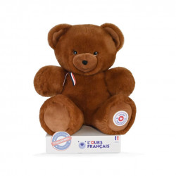 L'OURS FRANCAIS 35 cm  - Cacao chaud