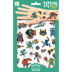 TATOUAGES - HEROES VS VILLAINS - FSC MIX