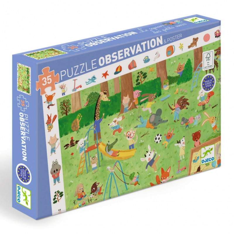 PUZZLE 35P - PUZZLE OBSERVATION - LE SQUARE DES PETITS AMIS