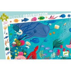 PUZZLE 54P - PUZZLE OBSERVATION - AQUATIQUE