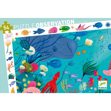 PUZZLE 54P - PUZZLE OBSERVATION - AQUATIQUE