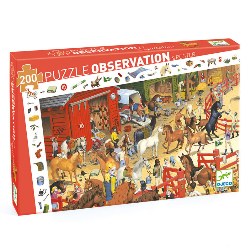 PUZZLE 200P - PUZZLE OBSERVATION - EQUITATION