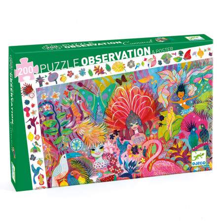 PUZZLE 200P - PUZZLE OBSERVATION - CARNAVAL DE RIO