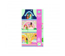 PUZZLE 36P - PUZZLE GEANT - LA TOUR DES PRINCESSES