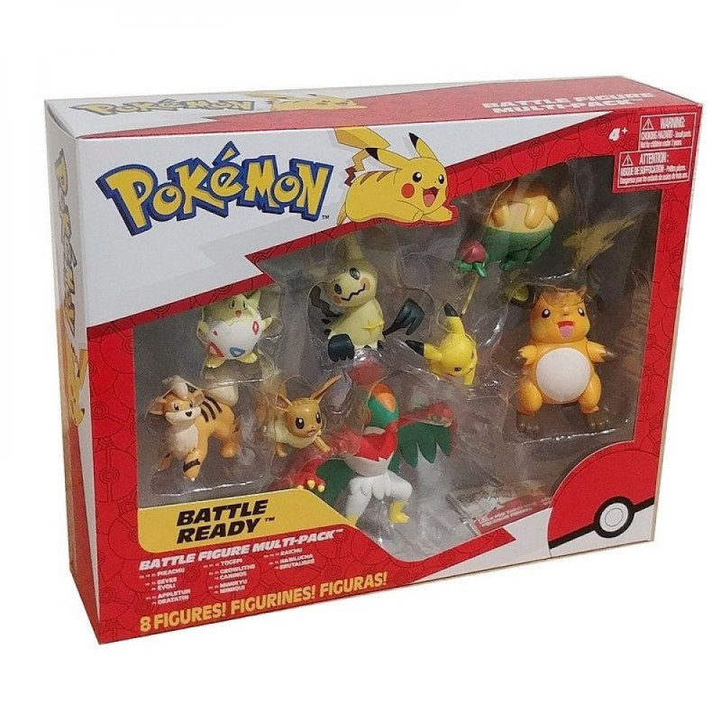 POKEMON - BATTLE PACK 8 FIGURINES