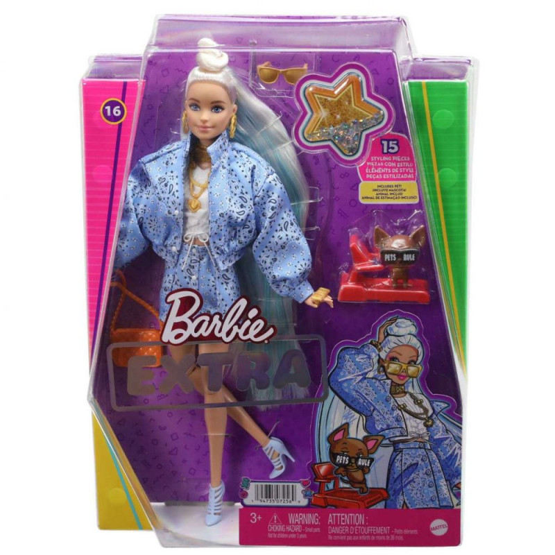 BARBIE EXTRA 16 AVEC CHIOT