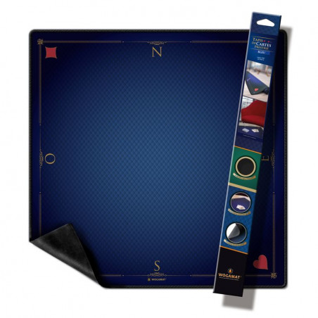 TAPIS CARTES PRESTIGE BLEU (FORMAT TAROT 60X60 CM)