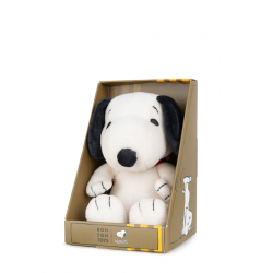 SNOOPY - SNOOPY MINI EN VELOURS COTELE ET BOITE CADEAU - 17 CM