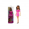 BARBIE FASHIONISTAS 65 ANS - BRUNE ROBE ROSE