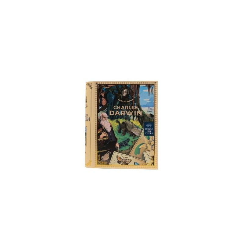 PUZZLE 1000P - GALERIE DES LEGENDES : CHARLES DARWIN