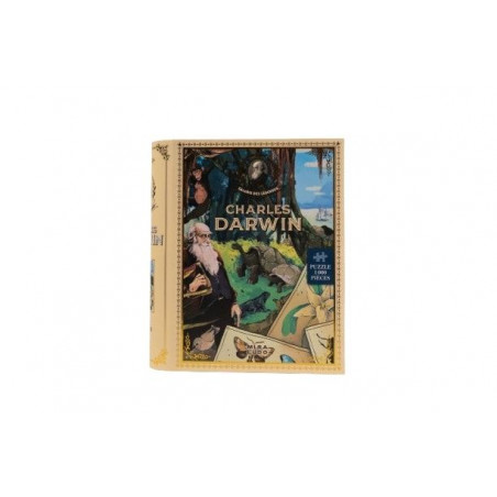 PUZZLE 1000P - GALERIE DES LEGENDES : CHARLES DARWIN