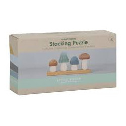 PUZZLE CHAMPIGNONS ï¿½ EMPILER EN BOIS FSC - FOREST FRIENDS