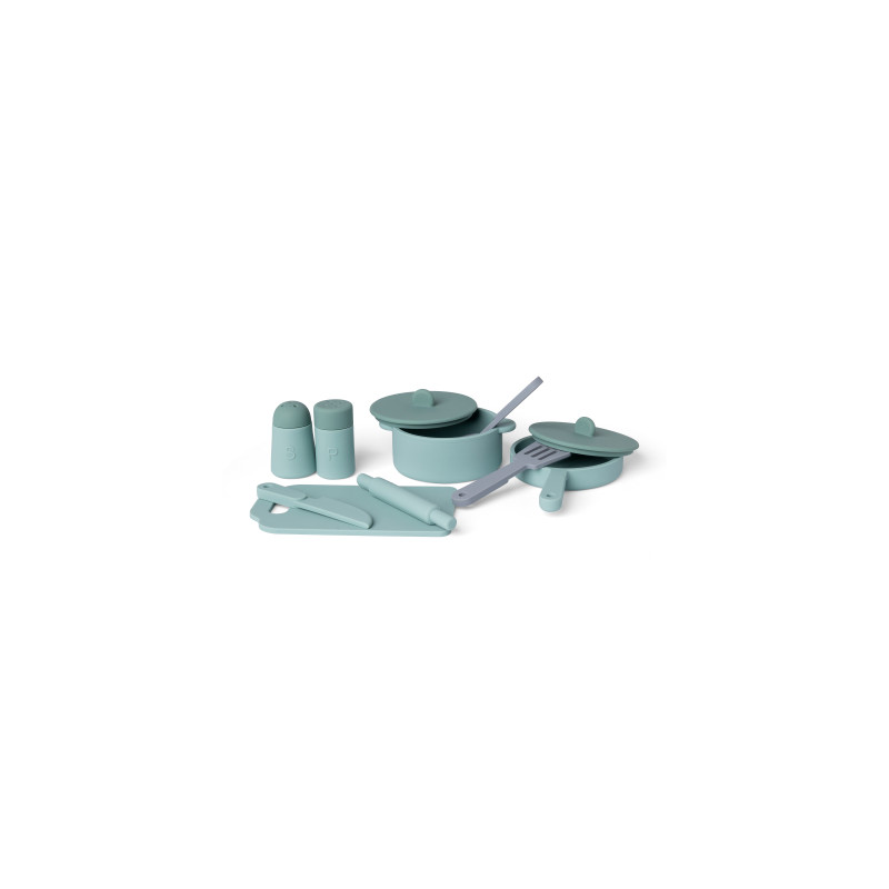 SET CUISINE VERT ET GRIS EN SILICONE SET CUISINE VERT ET GRIS EN SILICONE