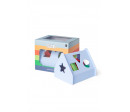 MAISON DE FORMES MULTICOLORE EN SILICONE