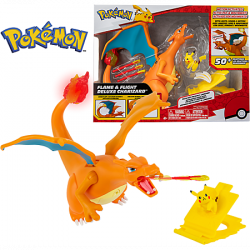 POKEMON - DRACAUFEU INTERACTIF ET SA FIGURINE PIKACHU