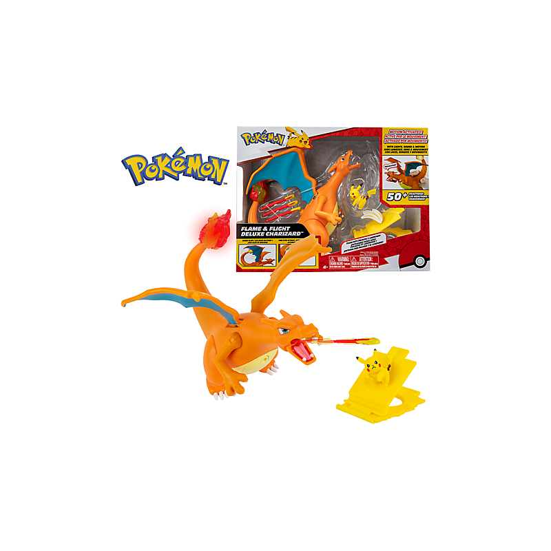 POKEMON - DRACAUFEU INTERACTIF ET SA FIGURINE PIKACHU POKEMON - DRACAUFEU INTERACTIF ET SA FIGURINE PIKACHU