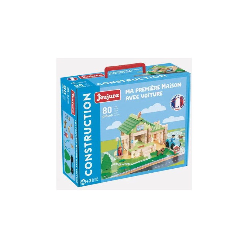 MA PREMIERE MAISON AVEC VOITURE - 80 PIECES MA PREMIERE MAISON AVEC VOITURE - 80 PIECES