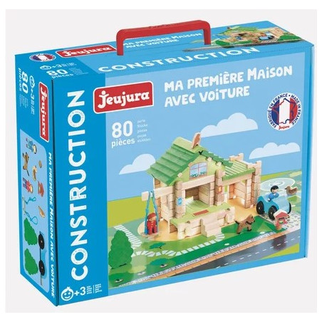 MA PREMIERE MAISON AVEC VOITURE - 80 PIECES