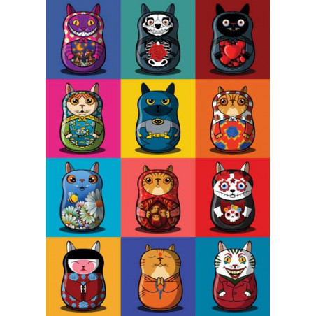 PUZZLE 1000P - CATRYOSHKA