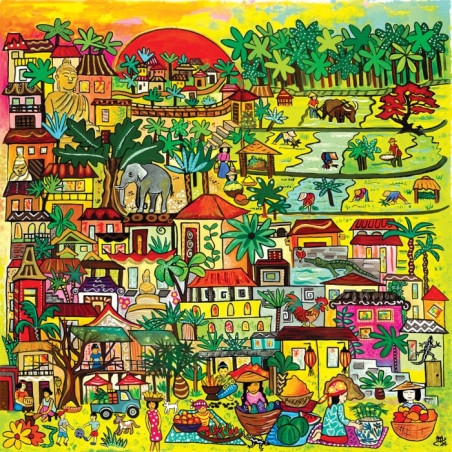PUZZLE 1000P - LA VIE EN ASIE