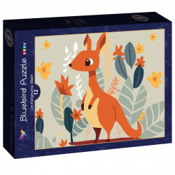 PUZZLE 12P - LE KANGOUROU MALIN