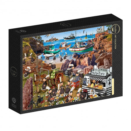 PUZZLE 1000P - FRANÇOIS RUYER - LES BIGOUDÈNES
