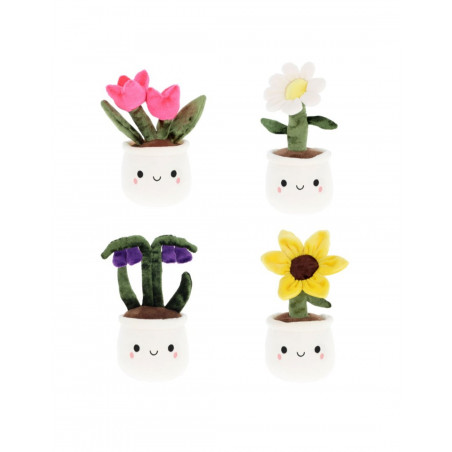PELUCHE BOBALLS PLANTES FLEURIES - ASS