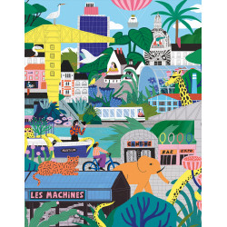 PUZZLE 1000P - VILLE DE NANTES