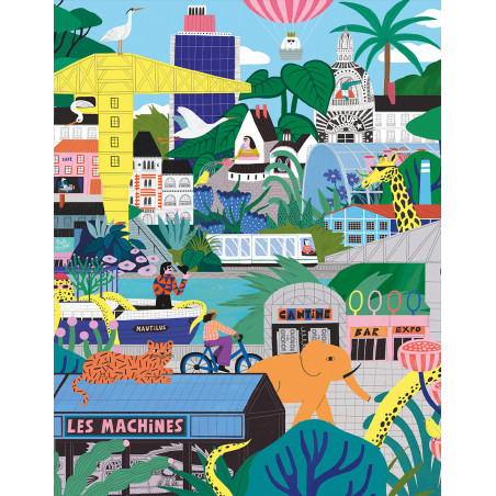 PUZZLE 1000P - VILLE DE NANTES