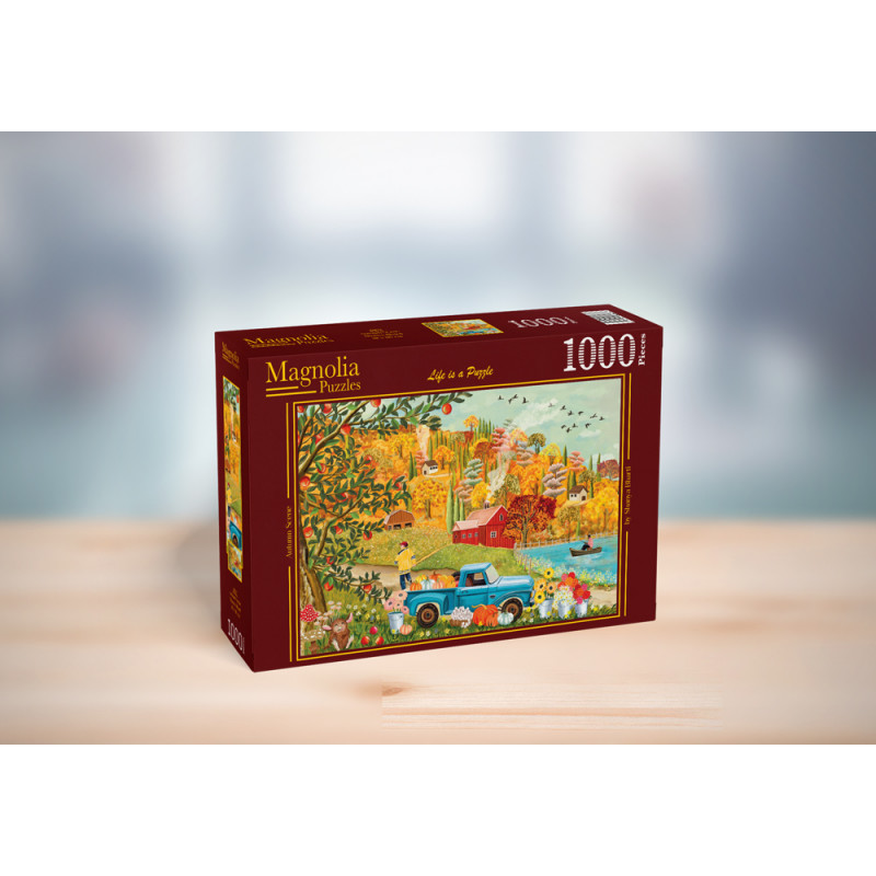 PUZZLE 1000P - SCÈNE D'AUTOMNE PUZZLE 1000P - SCÈNE D'AUTOMNE