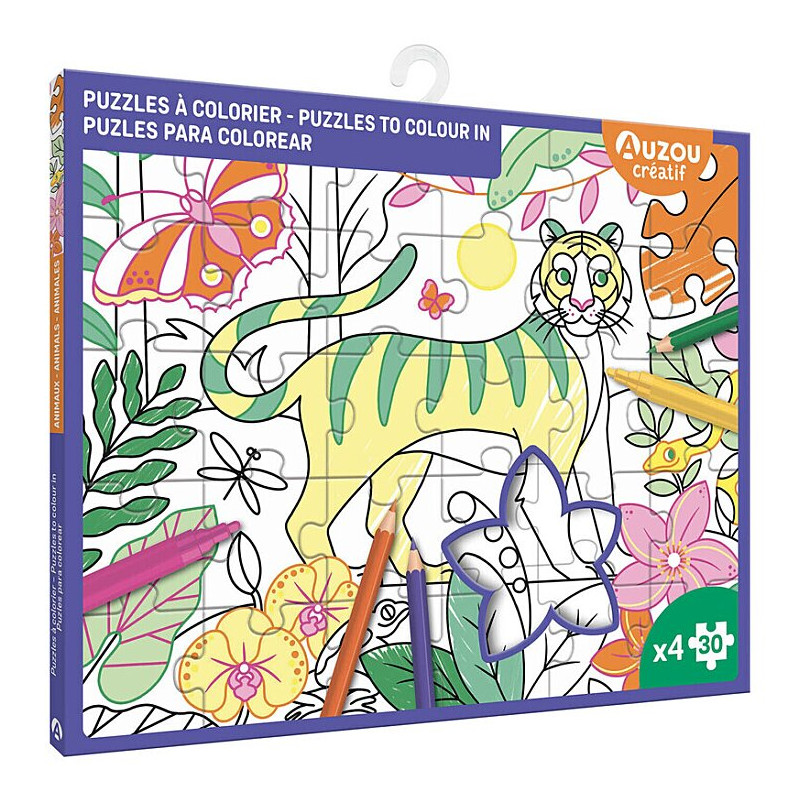 MES PUZZLES A COLORIER MES PUZZLES A COLORIER