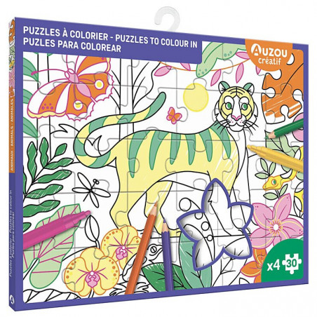 MES PUZZLES A COLORIER